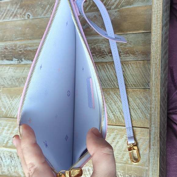 Louis Vuitton Monogram Spring In The City Neverfull MM/GM Pochette Sunrise Paste - Picture 5 of 10